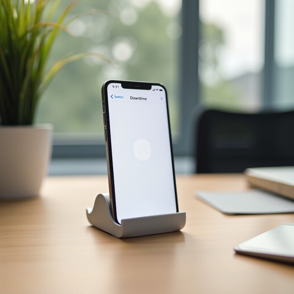 how to turn on downtime on iphone